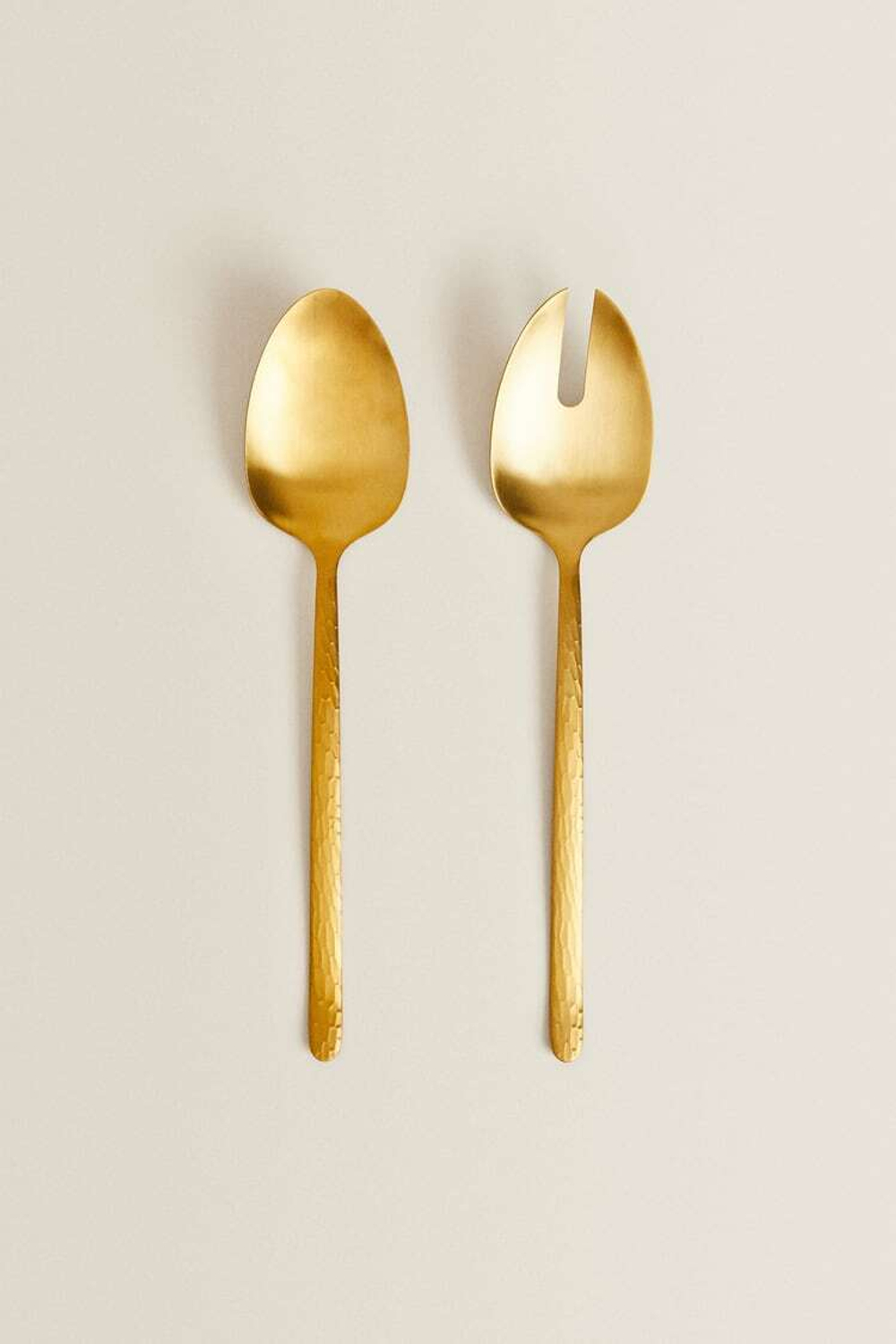 ZARA HOME НАБОР СТОЛОВЫХ ПРИБОРОВ, ЗОЛОТОЙ