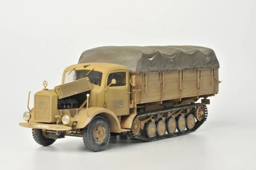 Немецкий тяжелый полугусеничный грузовик L 4500R Маультир