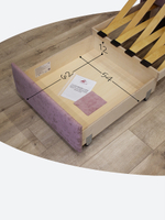 Кресло-кровать "Миник" Romance Rose, купон Хаски