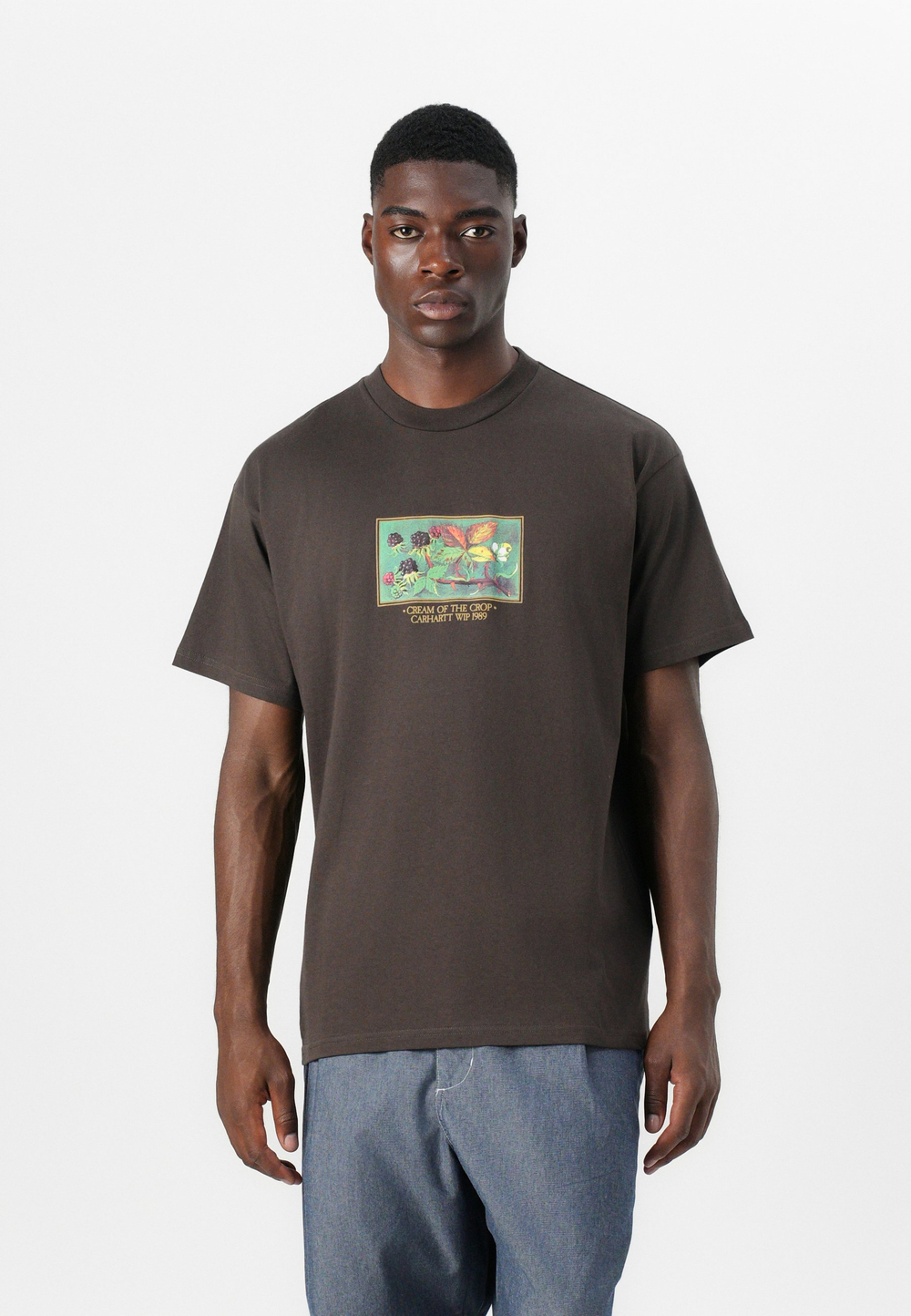 Carhartt WIP Футболка с принтом - Коричневый