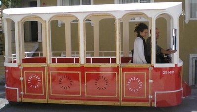 Детский Трамвай на электротяге