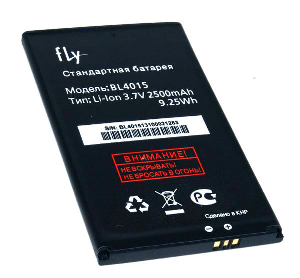 Аккумуляторная батарея для Fly BL4015 IQ440 2500mAh (тех.упаковка)