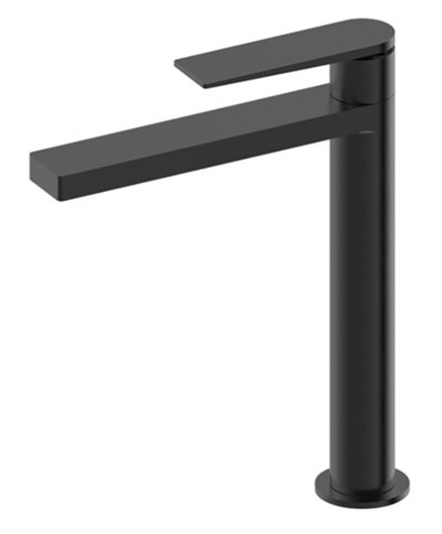 07012-C Смеситель для умыв. ЧЕРНЫЙ (ВЫСОКИЙ) "GANZER"  (5/1шт)