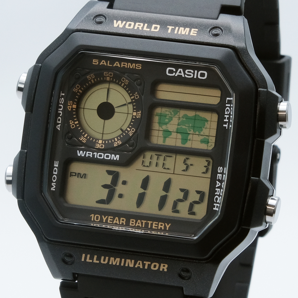 Мужские наручные часы Casio AE-1200WH-1B