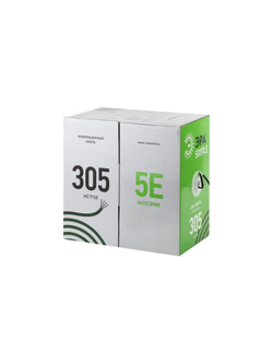 Кабель витая пара U/UTP кат.5E 4х2х24AWG CU PVC SIMPLE (уп.305м) Эра Б0044426