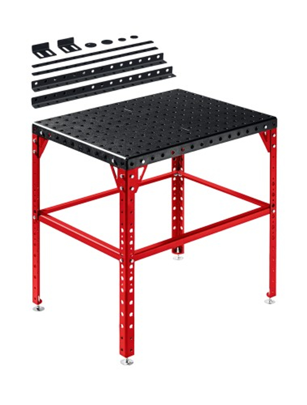 Стол сварочный ЗУБР СБС 800-600 мм сталь 4мм, комплект оснастки 32900