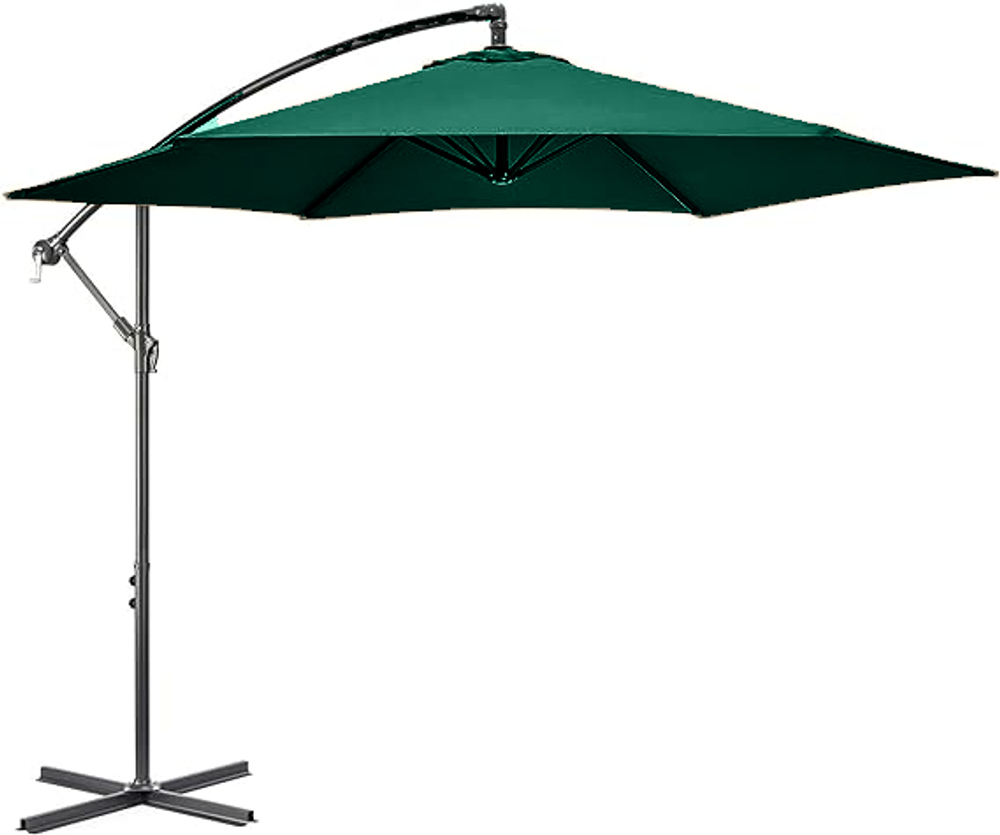 Садовый зонт D300 БАНАН «BANANA» — Зеленый