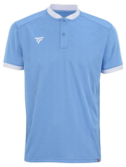 Мужское теннисное поло Tecnifibre Team Mesh Polo - azur