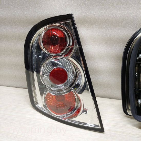 Задние фонари chrome для Skoda Fabia I