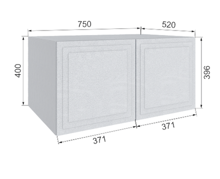Антресоль Бруклин 75А400