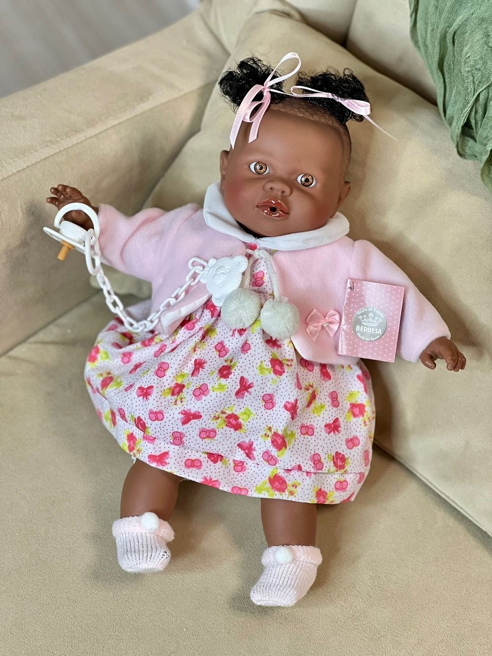Кукла Berbesa мягконабивная 38см ALICIA (4352S)