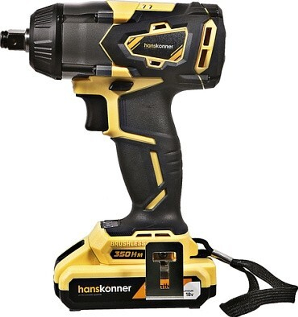 Гайковерт аккумуляторный HANSKONNER HCD18350S