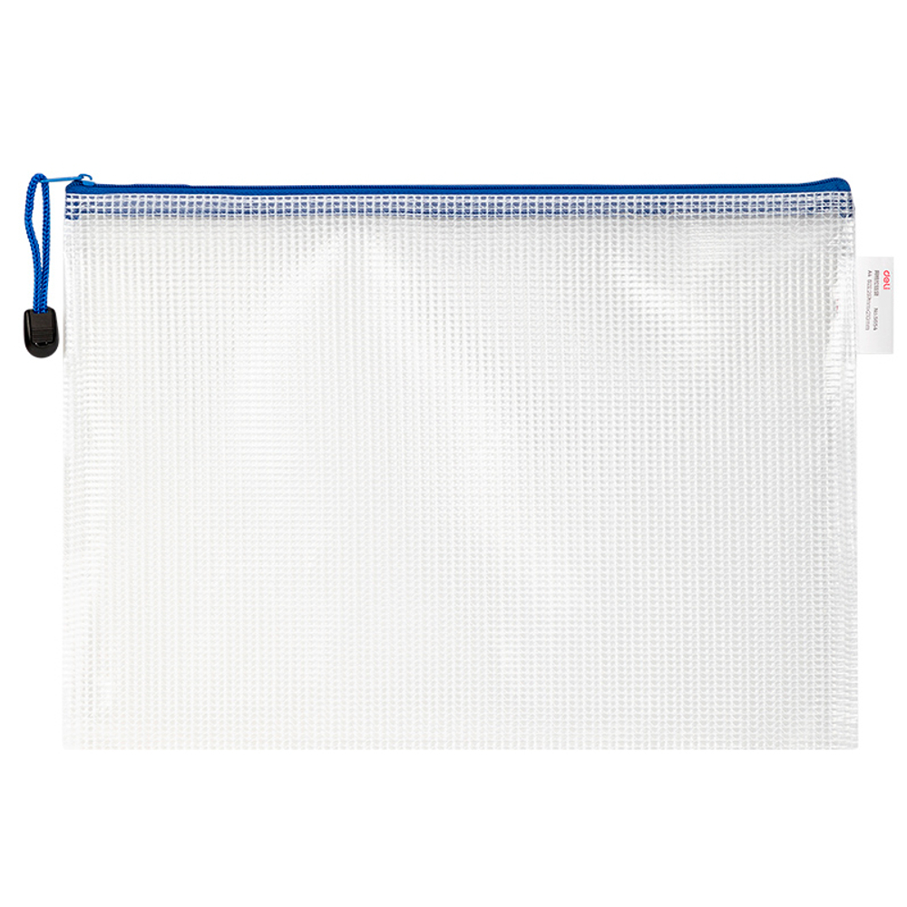 Папка-конверт на молнии DELI "Classic", А4, 0,23 мм, ассорти