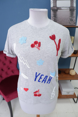 Футболка Lost ink с вышивкой 44 размер