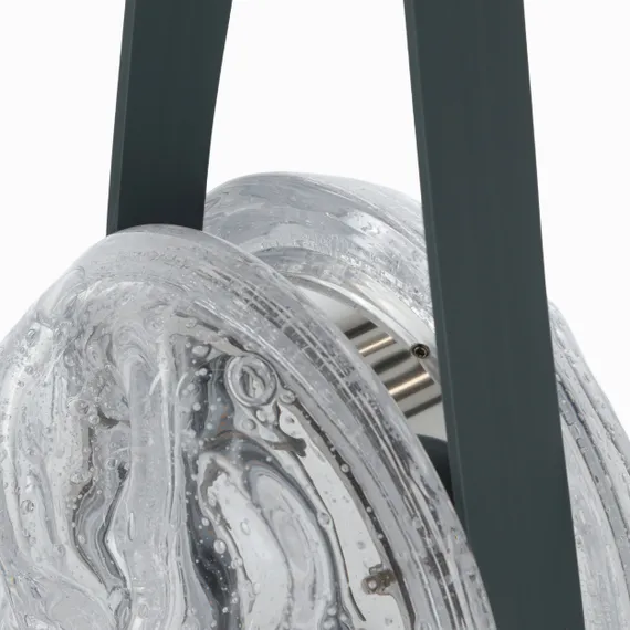 Подвесной светильник Galaxy Ø18 см, прозрачный, серый