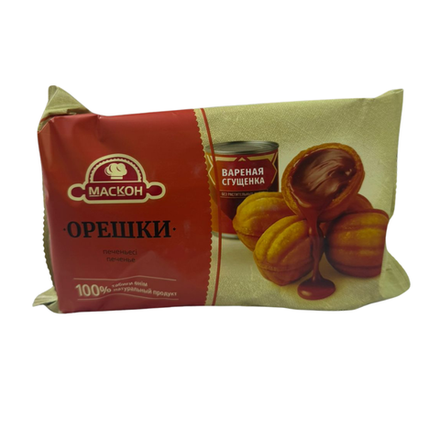 Печенье Орешки МасКон со сгущенкой 300 гр