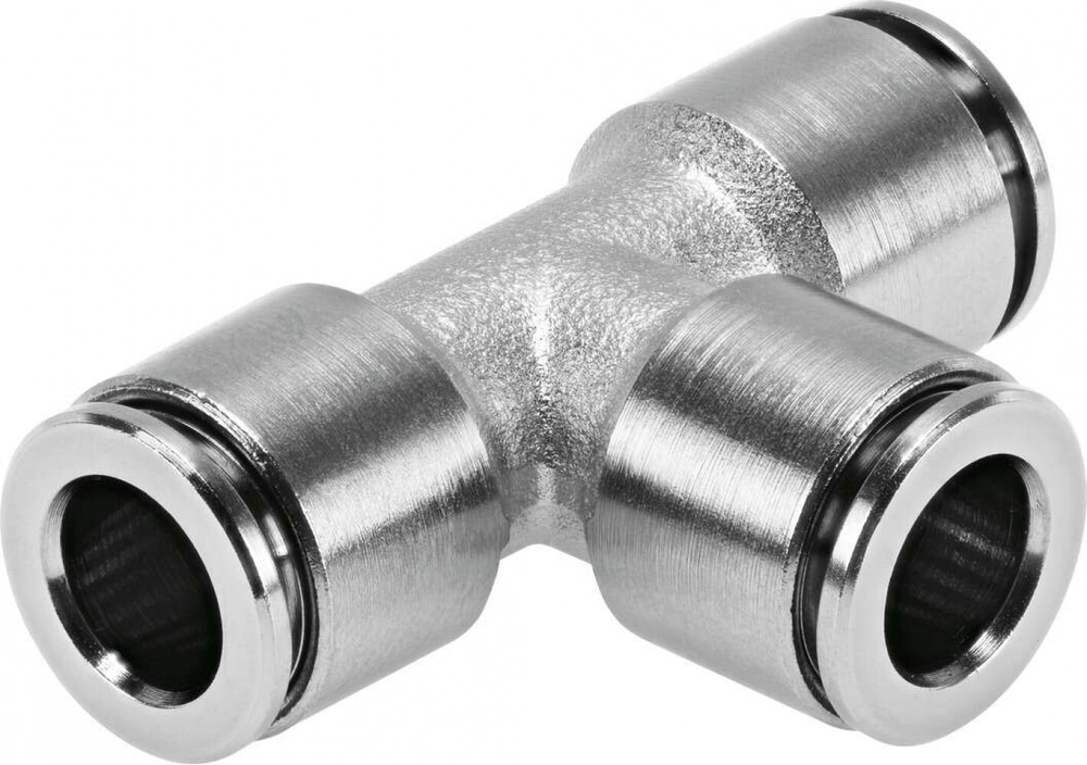 Тройник цанговый прямой Festo NPQH-T-Q12-E-P10 (комплект 10 шт)