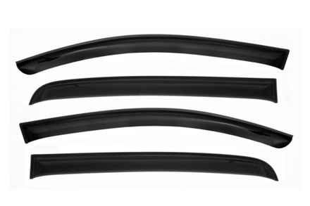 Дефлектор окон (НАКЛАДНОЙ скотч 3М) 4 шт. OPEL ASTRA (серия Н) 2006-2014 седан