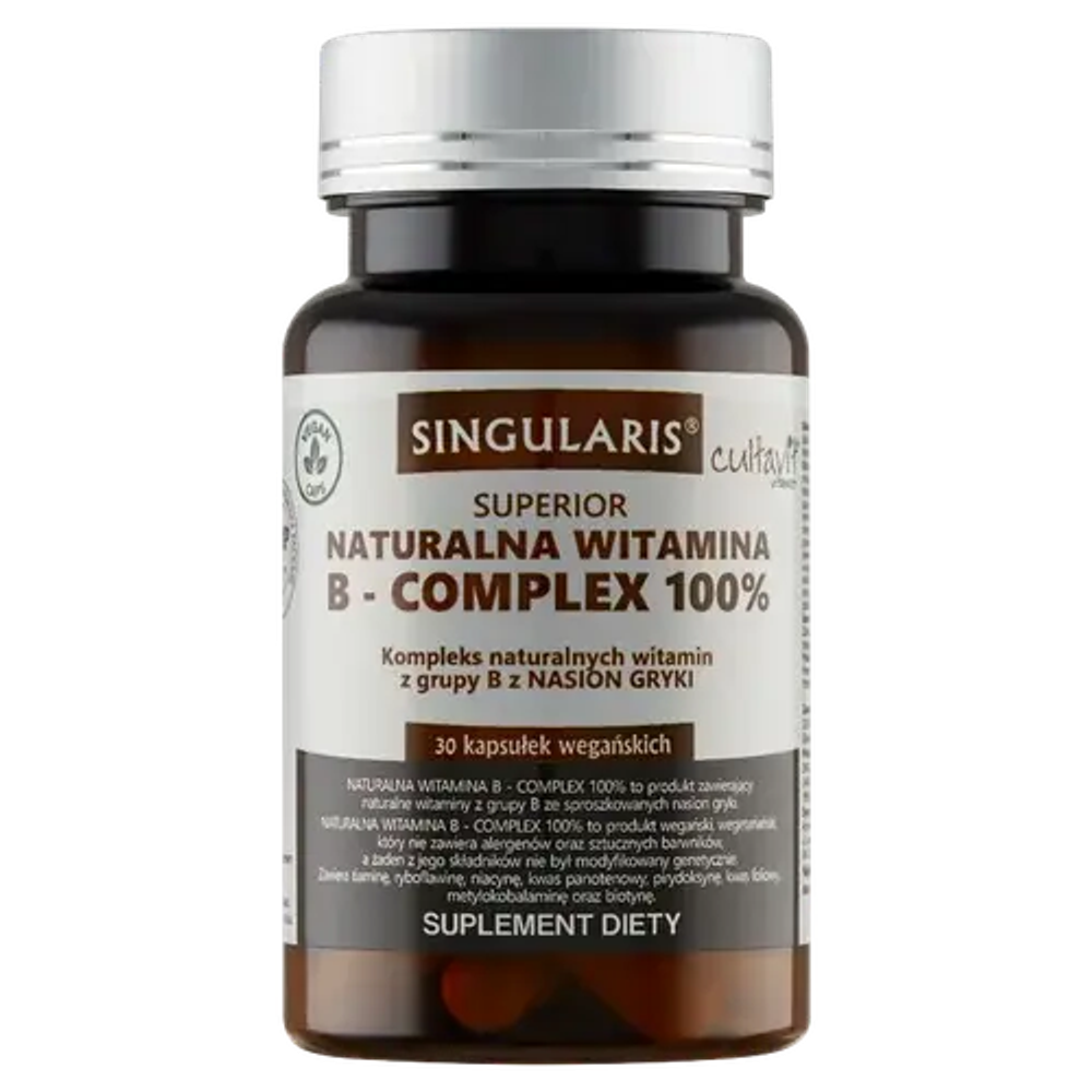 Singularis Superior Natural Vitamin B- Complex 100% - 30 капсул