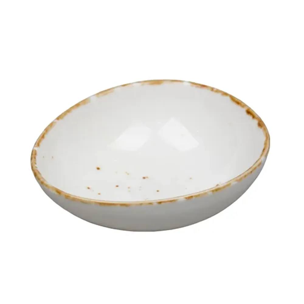 Соусник 50 мл 8,5*7,5*2,7 см овальный фарфор Organica Grain P.L. Proff Cuisine [12]