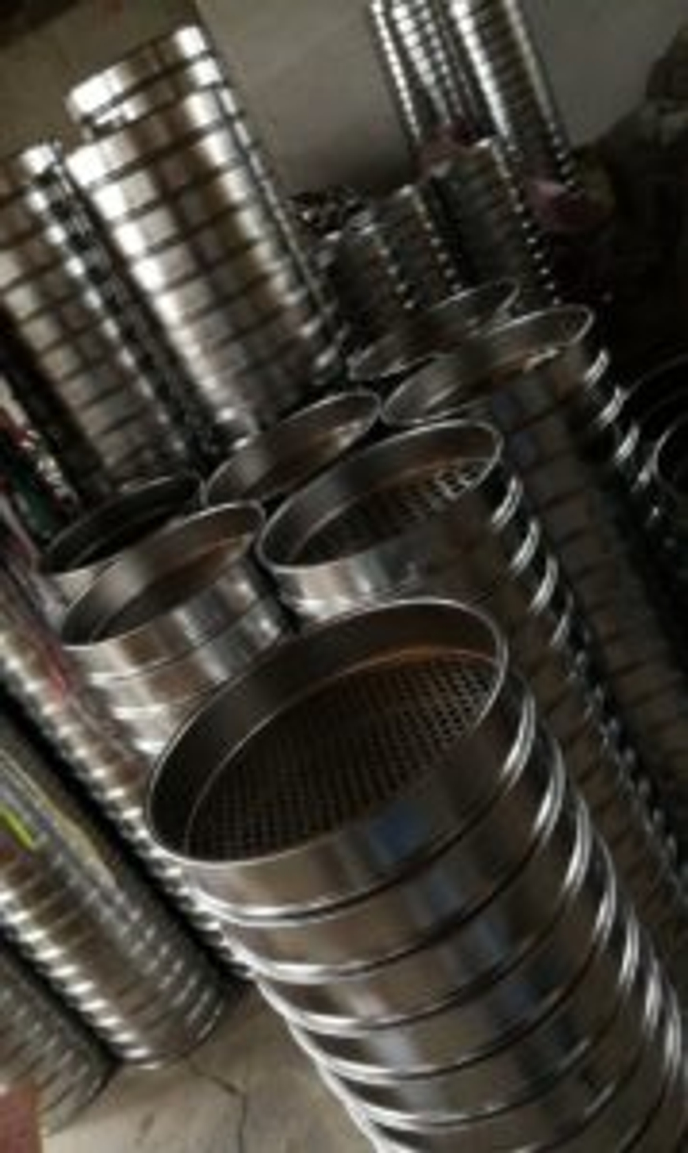 Aggregate test sieve, soil test sieve