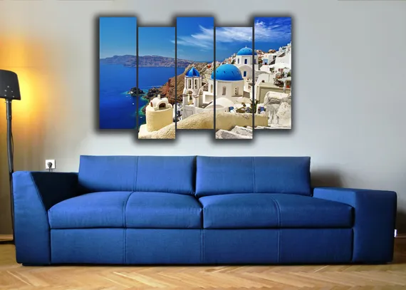 Модульная картина "Греция. Санторини"