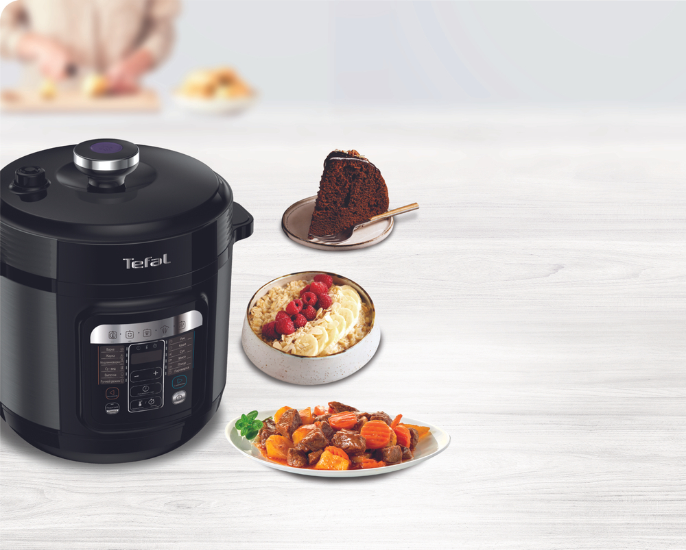 Мультиварка-скороварка Tefal Home Chef Smart Multicooker CY601832