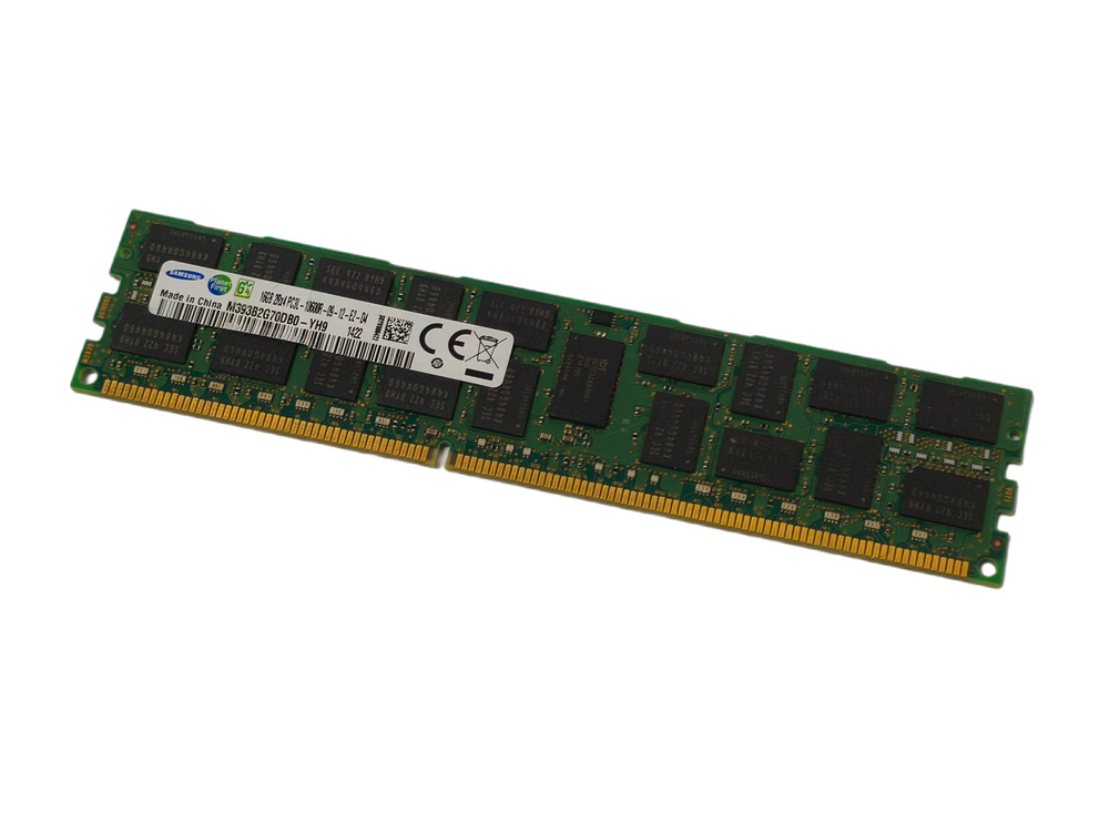 Модуль памяти для сервера DDR3 16Gb Samsung M393B2G70BH0-YH9 PC3L-10600 1333MHz ECC Reg 2R 1.35V