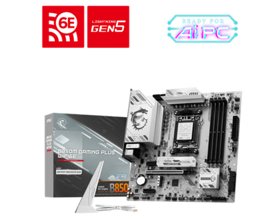Материнская плата MSI B850M GAMING PLUS WIFI6E AM5 4xDDR5 4xSATA RAID 2xM.2 DP HDMI Type-C mATX