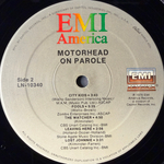Motorhead ‎– On Parole (США)