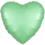 Шар фольгированный Сердце 46 см (Зеленый)