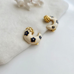 Клипсы Ivana в цветочек