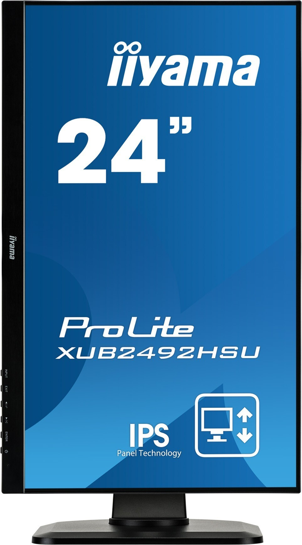 Монитор Iiyama 24;; ProLite XUB2492HSU-W1 1920x1080 IPS WLED 75Гц 5ms VGA HDMI DisplayPort