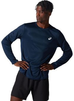 Мужская теннисная футболка теннисная Asics Core Longsleeve Top - небесный