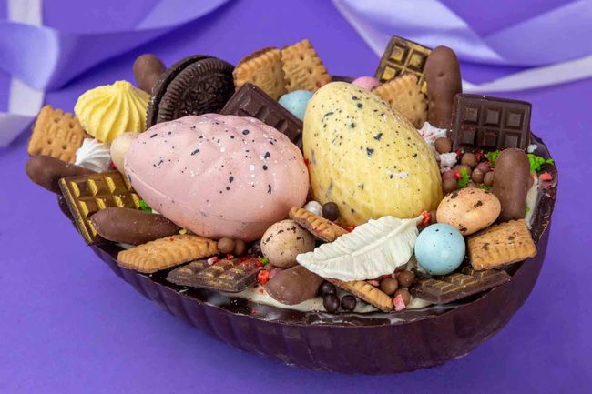 Пасхальное шоколадное яйцо «Перепелиное чудо», 600 г