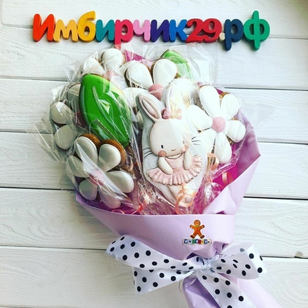 Имбирные пряники цветы