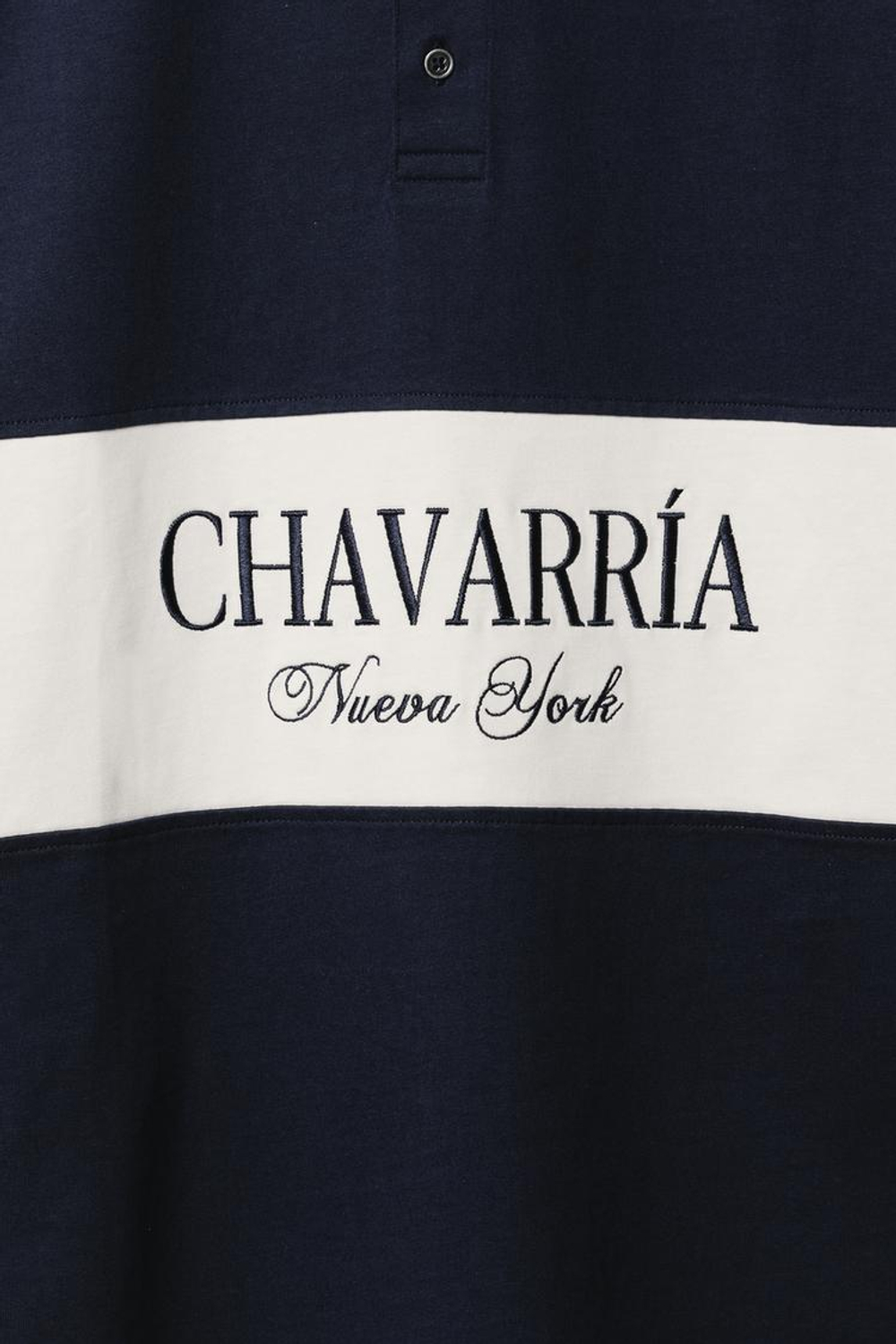 ZARA X WILLY CHAVARRIA ПОЛО ОВЕРСАЙЗ, ТЕМНО-СИНИЙ