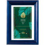 Фоторамка сосна 10х15 см синяя