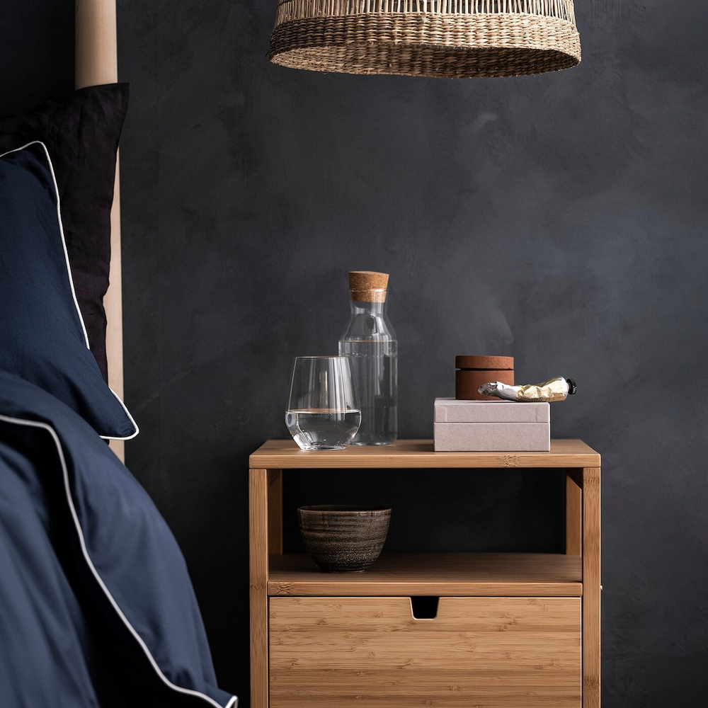 IKEA 365+ Графин с пробкой, прозрачное стекло/кора, 0,5 л