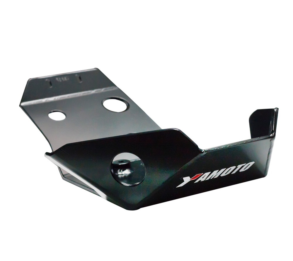 Skid plate KLX250 5mm Black. Yamoto