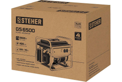 Бензиновый генератор STEHER 5500 Вт GS-6500