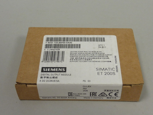 Новый SIEMENS 6ES7132-4BF00-0AA0