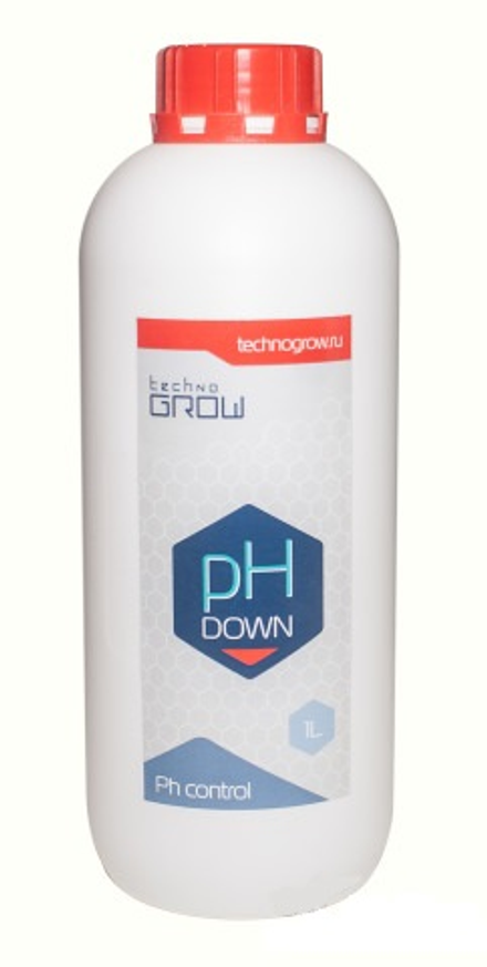 TehnoGrow pH Down в ассортименте