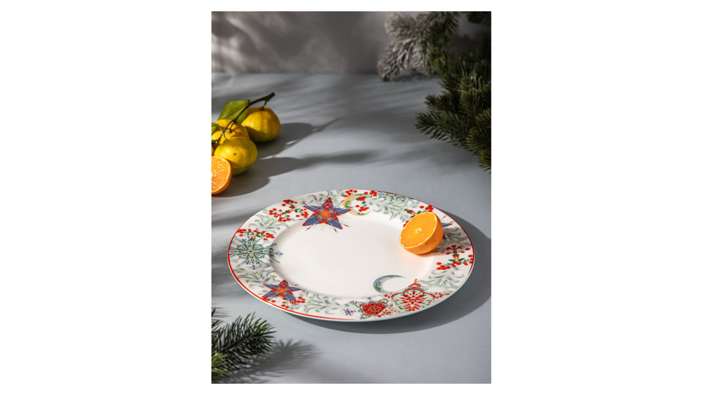 Набор тарелок обеденных 2шт 27см Mix&Match Home Счастливая Звезда