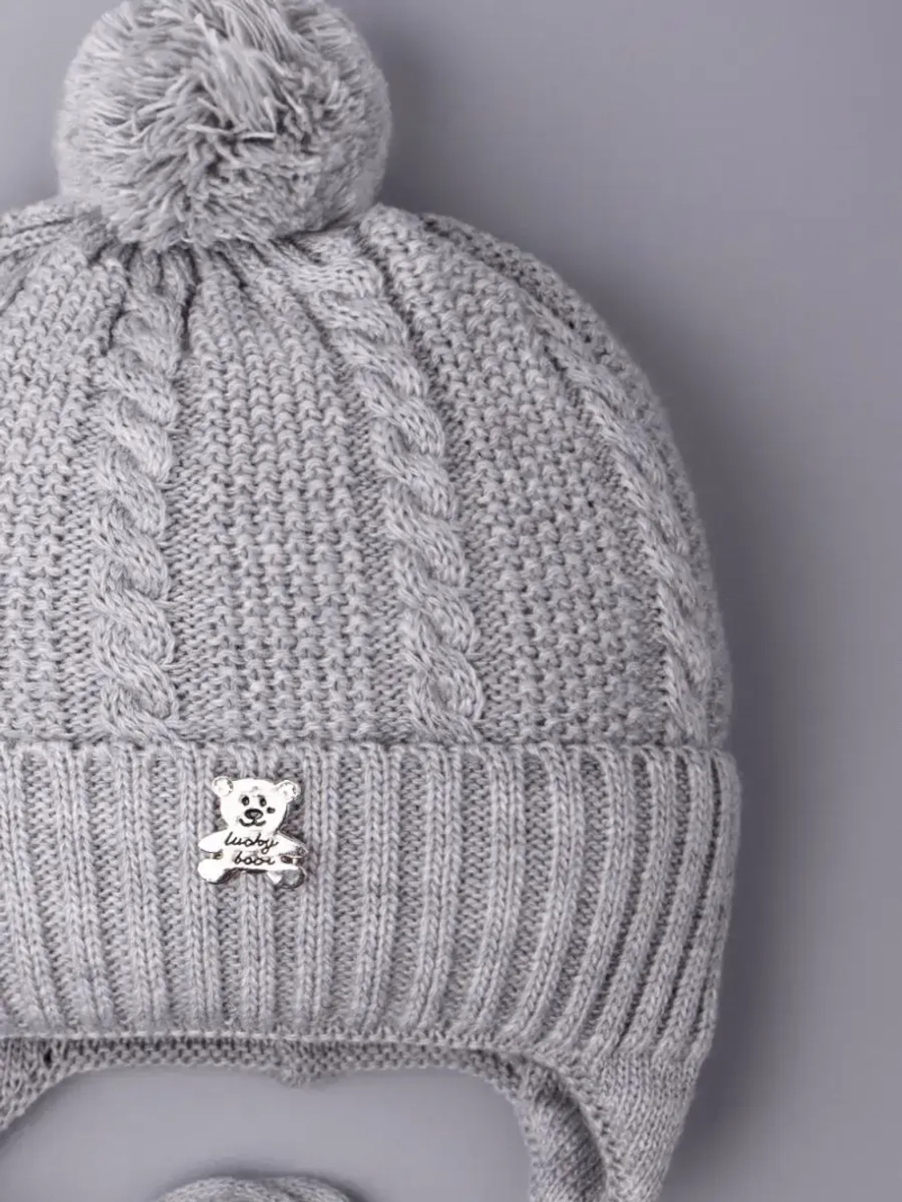 Шапка вязаная демисезонная для детей