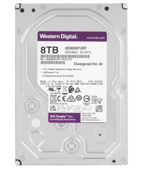 Жесткий диск Western Digital WD Purple Pro 8 ТБ 3,5″ (WD8002PURP)