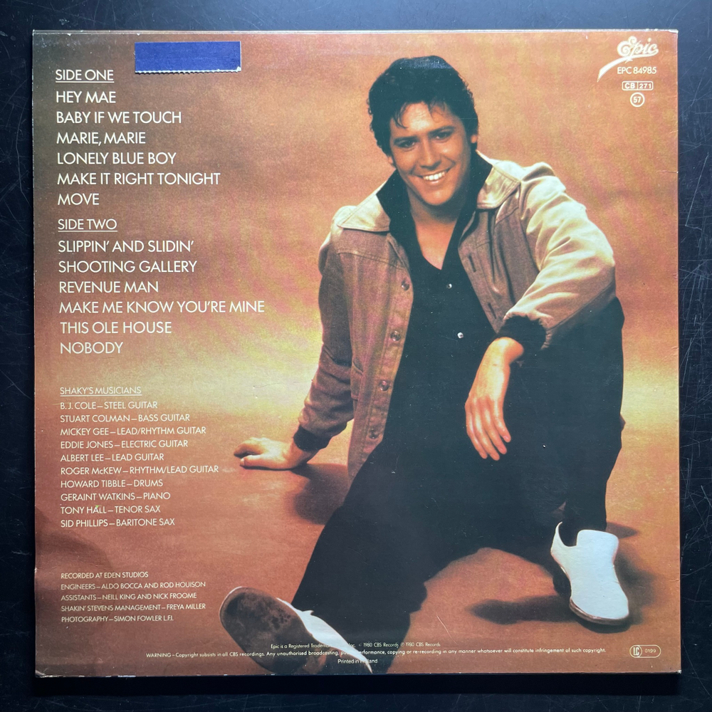 Shakin' Stevens ‎– This Ole House (Голландия 1981г.)