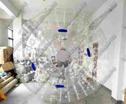 Гидро/аква зорб "Кристалл", ПВХ, диаметр 2,1 м, два входа