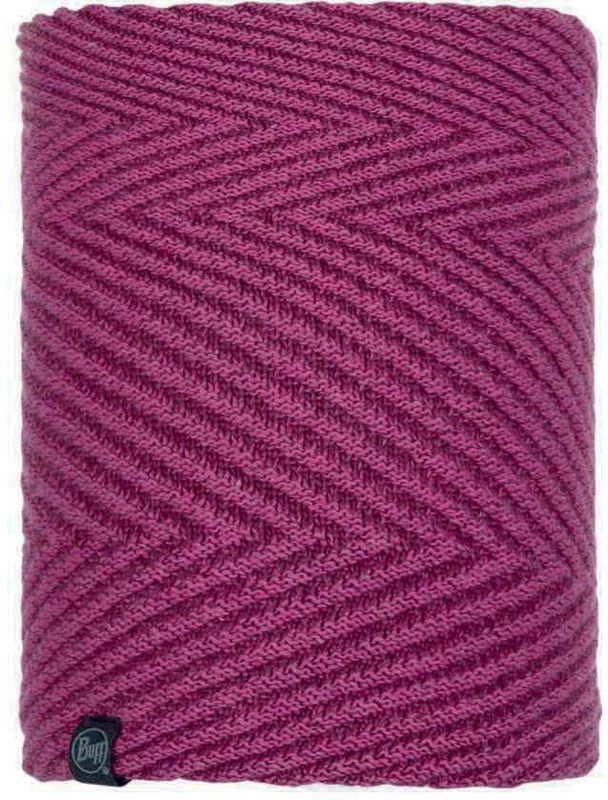 Шарф-труба вязаный с флисом Buff Neckwarmer Knitted Polar Silja Purple Фото 1