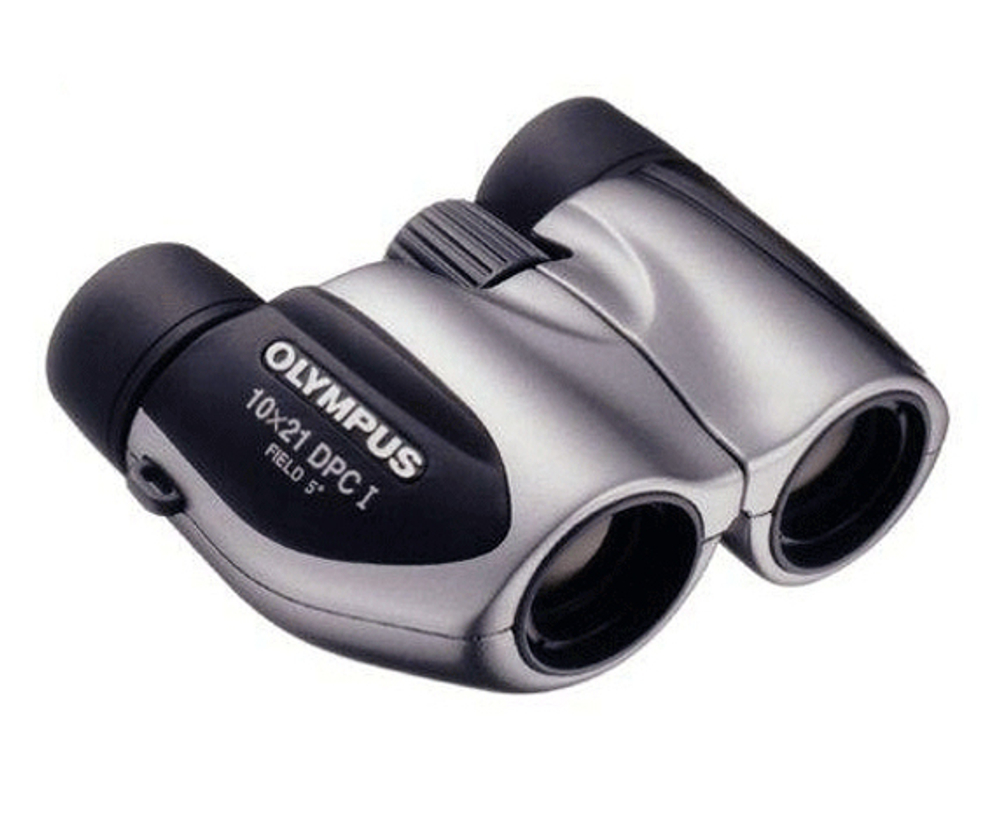 Бинокль Olympus 10х21 DPC I, серебристый